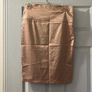 Fashion Nova Satin Midi Skirt